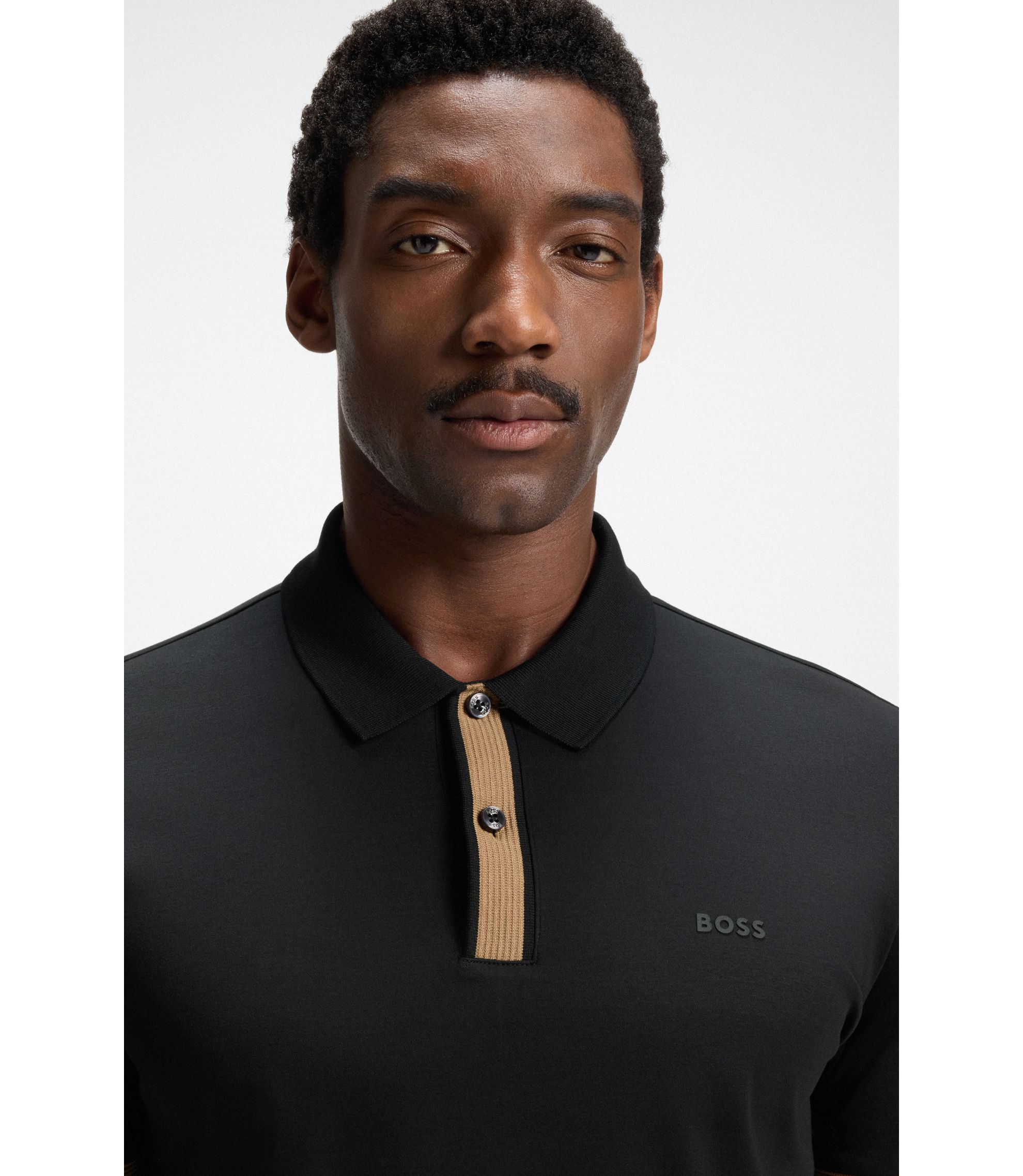 HUGO BOSS ポロシャツ XXL HUGO BOSS (ヒューゴボス) メンズ ポロシャツ 半袖 ストレッチコットン