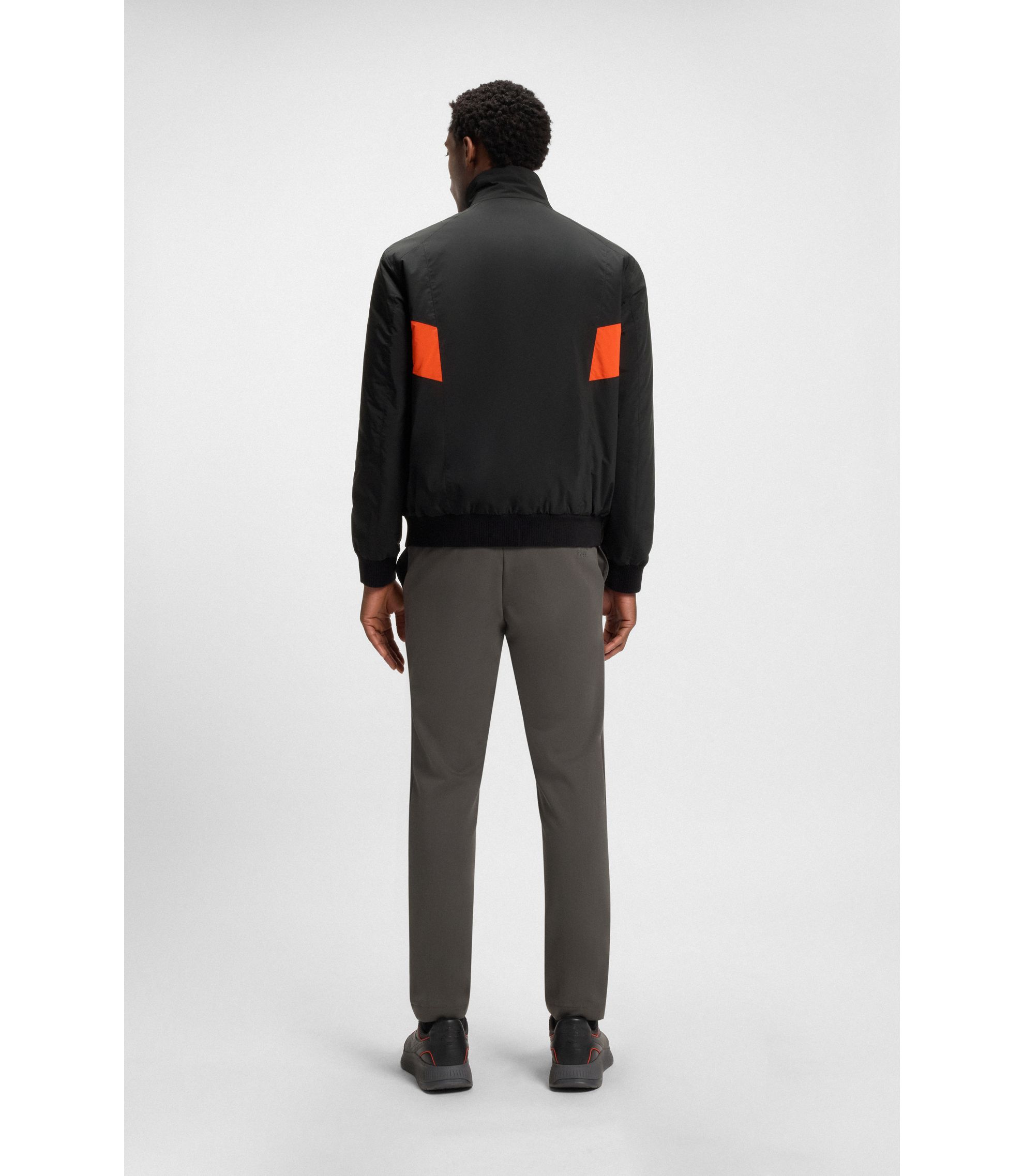 BOSS - Porsche x BOSS jacket with contrast inserts - Black