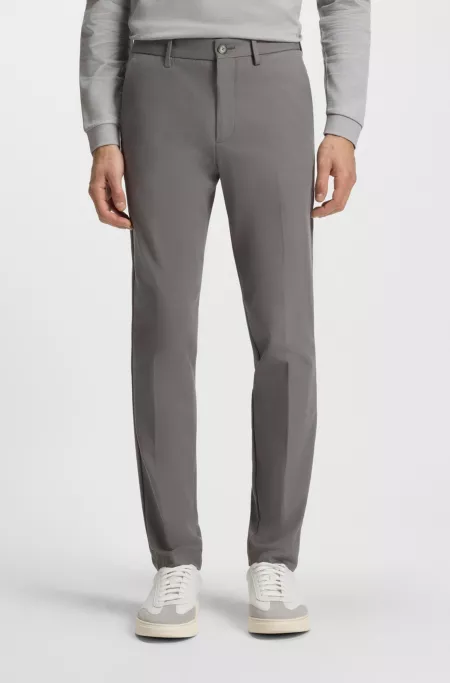 Slim-fit pants in a stretch-cotton blend