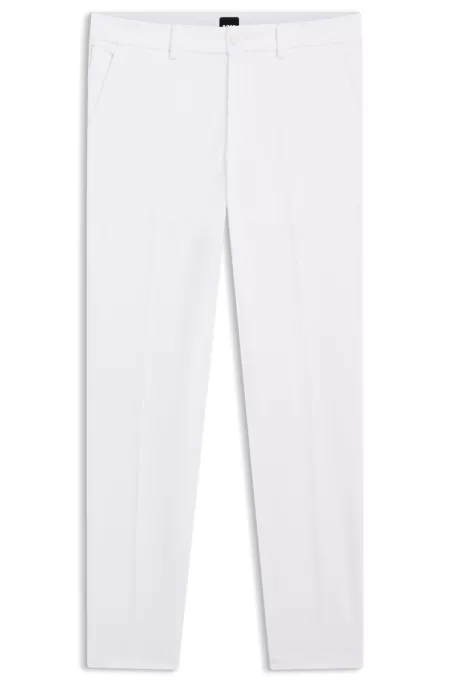Slim-fit stretch pants