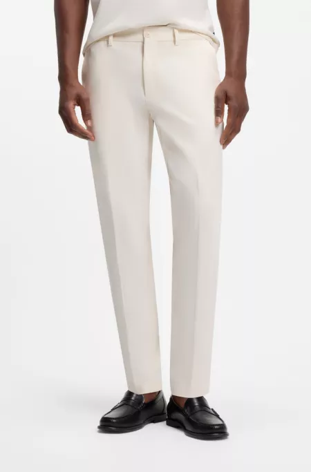 Slim-fit pants in a stretch-cotton blend