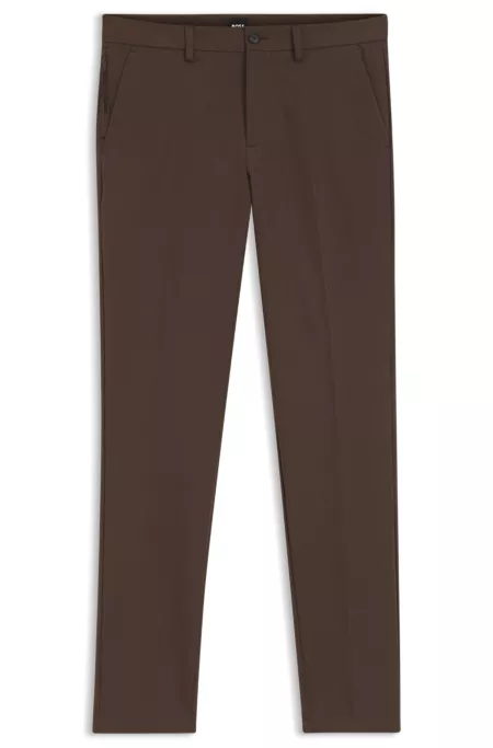 Slim-fit pants in four-way stretch fabric