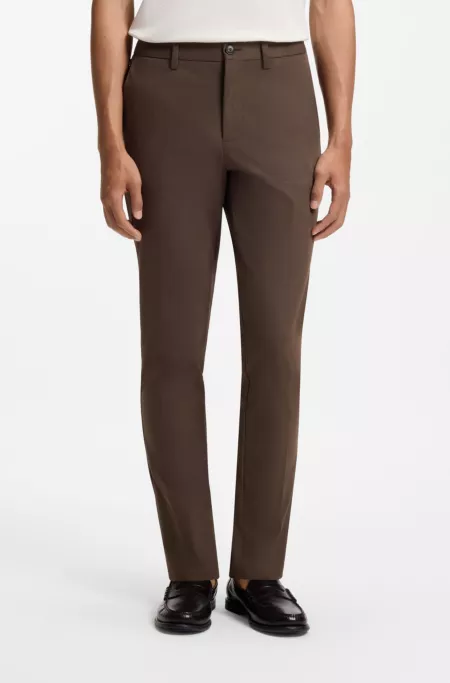 Slim-fit pants in four-way stretch fabric