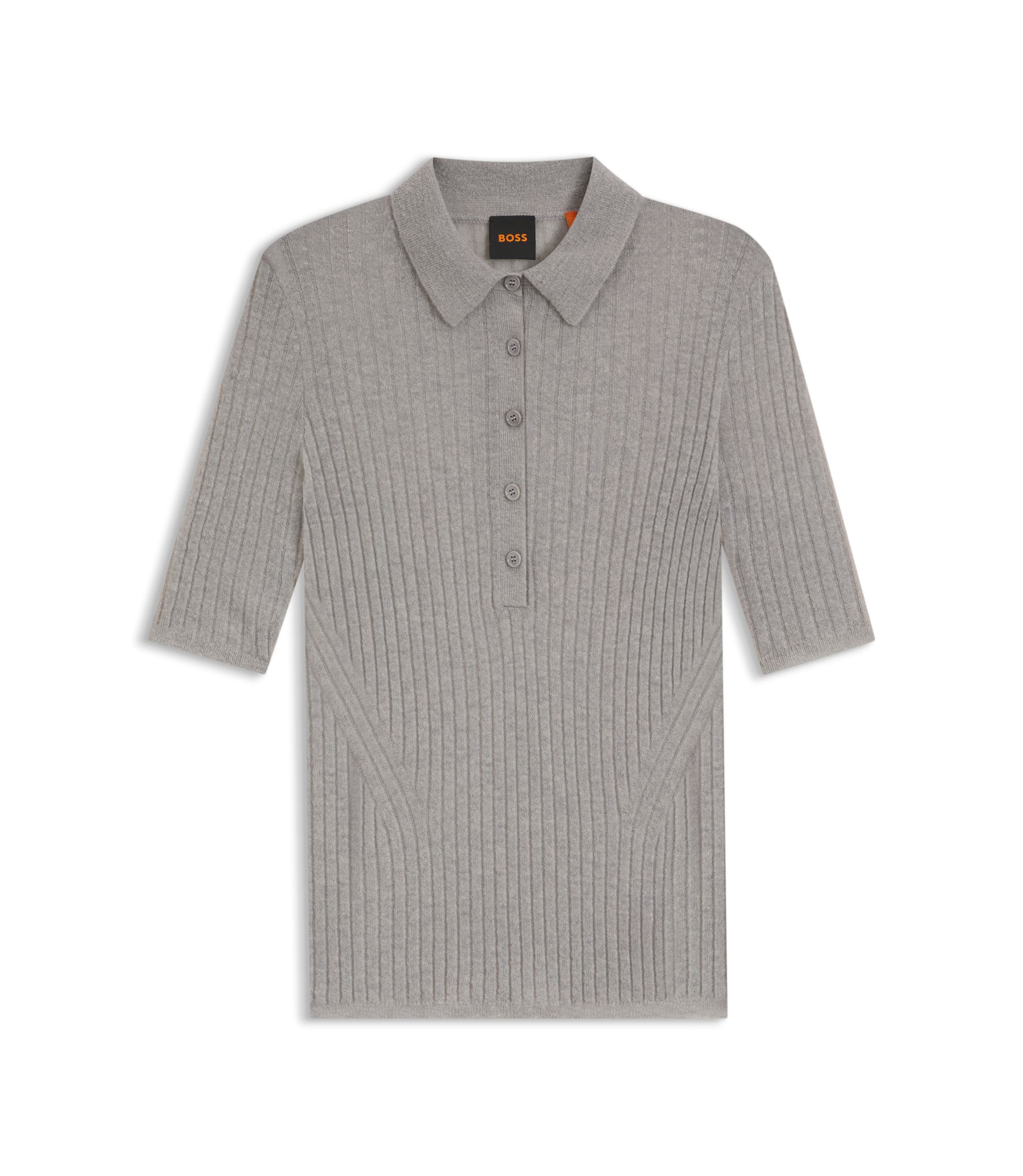 18Finezza Knit Polo L/S　ニットポロ 18Finezza Knit Polo L/S- – MANHOLE ONLINE STORE