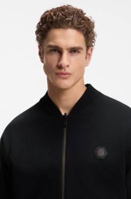 Chaqueta reversible comfort fit, Negro