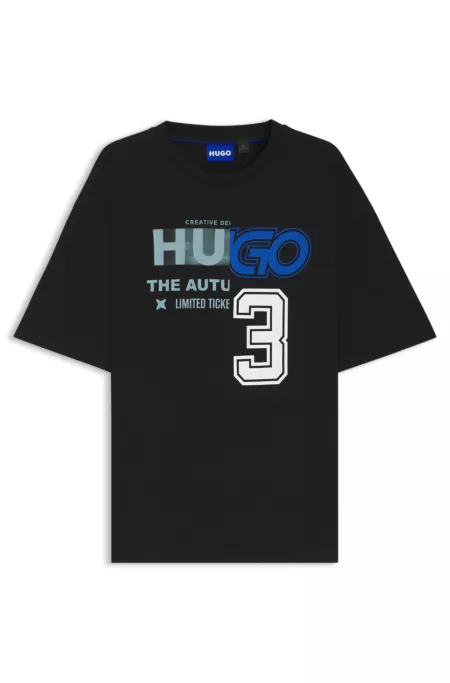Logo-artwork T-shirt in cotton jersey