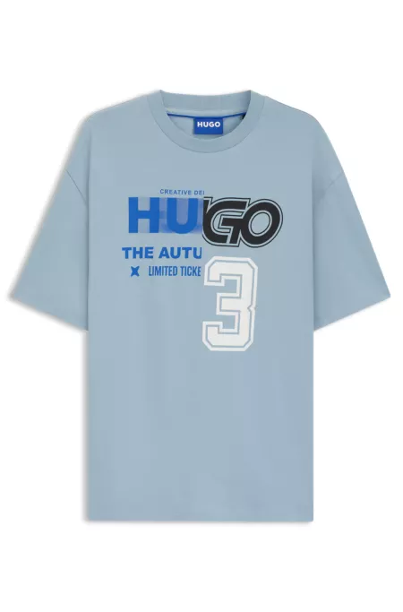 Logo-artwork T-shirt in cotton jersey