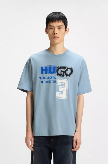 Logo-artwork T-shirt in cotton jersey