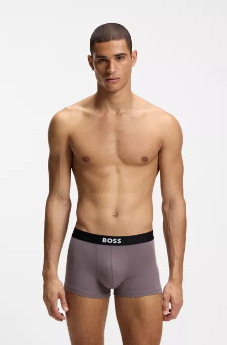 Three-pack of stretch-cotton trunks