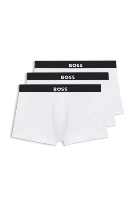 Three-pack of stretch-cotton trunks