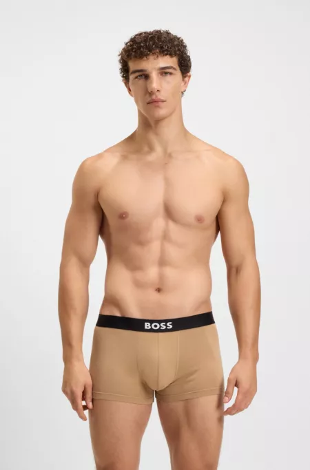 Three-pack of stretch-cotton trunks