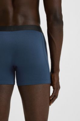 Three-pack of boxer briefs in stretch cotton, Patterned