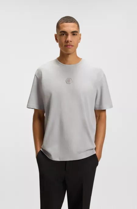 Cotton-jersey T-shirt with Double B monogram