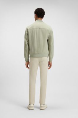 Pantalones Delaware slim fit en molesqu&iacute;n de algod&oacute;n el&aacute;stico, Beige claro