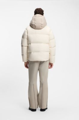 Chaqueta de plum&oacute;n BOSS Esqu&iacute; repelente al agua para todos los g&eacute;neros, Blanco