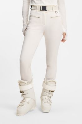 Pantalon d&eacute;perlant avec sous-pieds BOSS&nbsp;Ski, Blanc