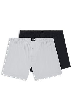 Two-pack of boxer shorts in stretch cotton