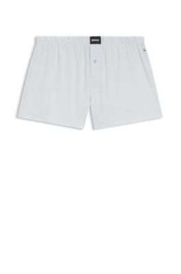 Lot de deux boxers en coton stretch, Fantaisie