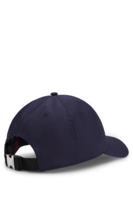 Stacked-logo cap in twill, Dark Blue