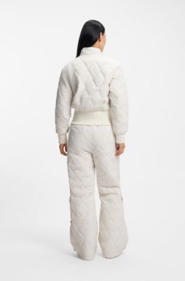 Chaqueta guateada BOSS Esqu&iacute; repelente al agua, Blanco