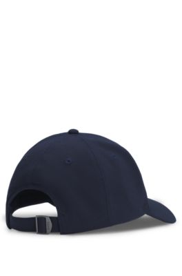 Logo-detail cap in piqu&eacute;, Dark Blue