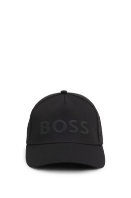 Gorra de piqu&eacute; de malla con logotipo tonal, Negro