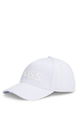 Casquette en mesh piqu&eacute; &agrave; logo ton sur ton, Blanc