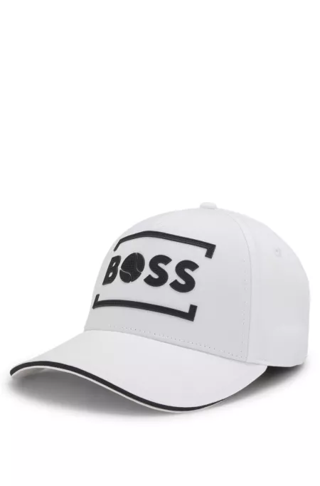 Logo-artwork cap in cotton twill
