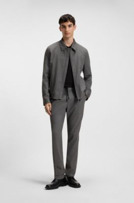 T-shirt en jersey de coton &agrave; logo imprim&eacute; revisit&eacute;, Noir