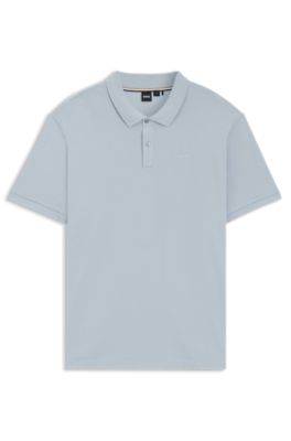 Polo Pallas de piqu&eacute; de algod&oacute;n, Celeste