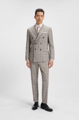 Zapatos Derby de piel con puntera, Negro