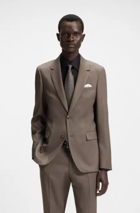 Micro-pattern tie in silk