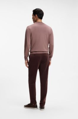 Pull en laine, soie et cachemire, Brun chin&eacute;