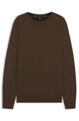 Knitted sweater in wool, silk, and cashmere, Light Green