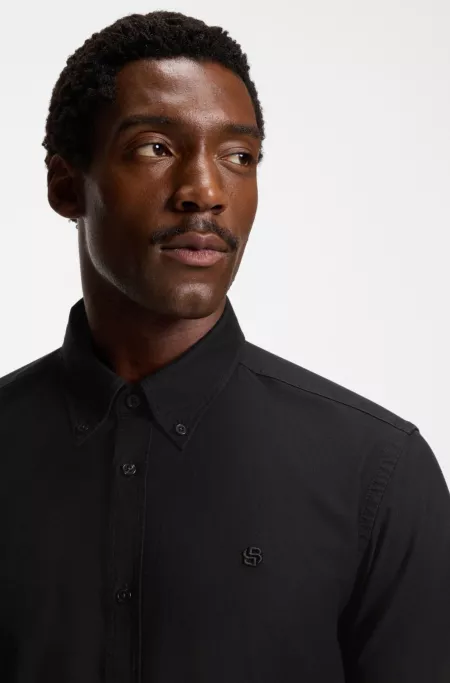 Slim-fit shirt in Oxford cotton