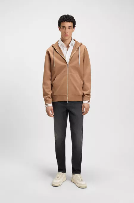 Delaware black slim-fit jeans in stretch denim