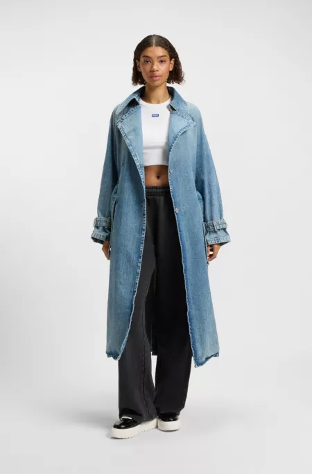 Loose-fit tracksuit bottoms in cotton terry