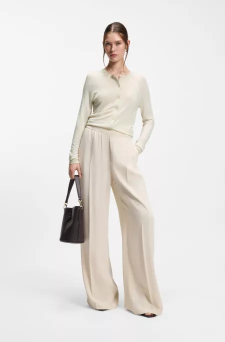 Superfine merino wool cardigan