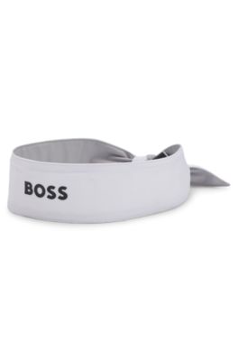 Active sports headband, White