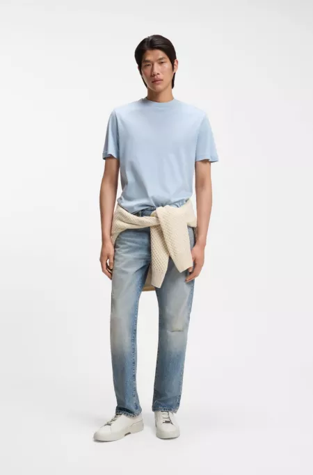 Gary trainers in grained leather