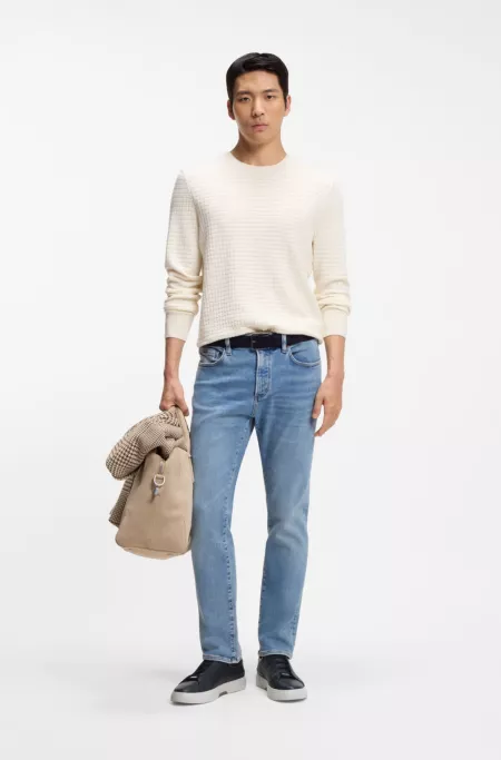 Gary trainers in grained leather