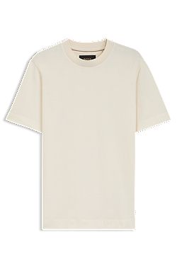 T-shirt en coton et soie à carreaux prince-de-galles