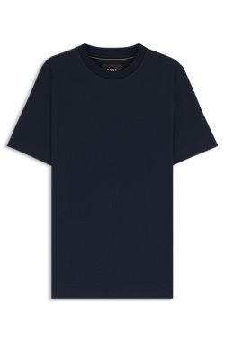 T-shirt en coton et soie à carreaux prince-de-galles