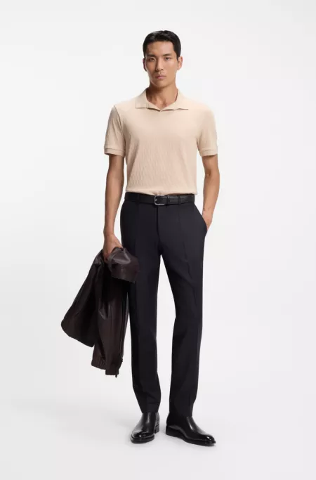 Elasticated-panel Chelsea boots in leather