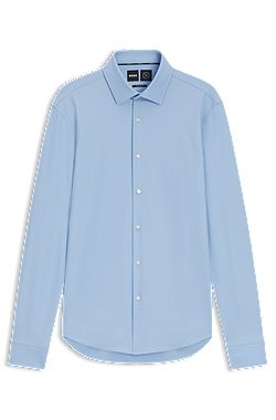 Regular-fit jeans in structured stretch denim