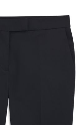 Pantalones slim fit de algod&oacute;n el&aacute;stico, Azul oscuro