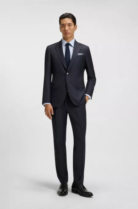 Exclusive Dark blue wool suits | HUGO BOSS