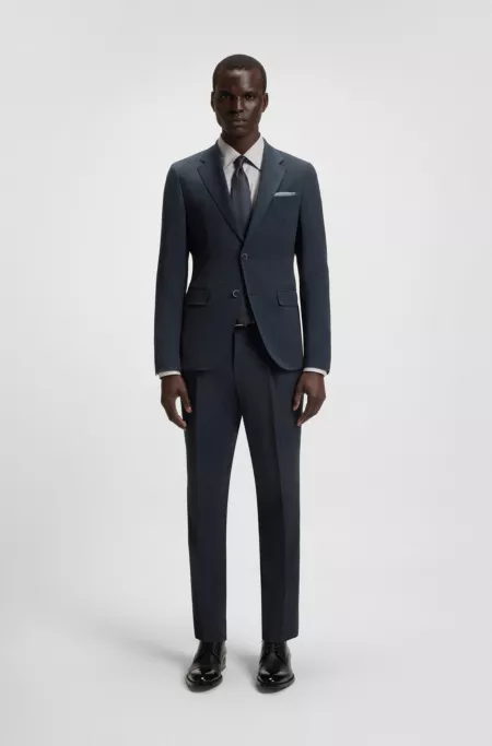 Exclusive Blue slim suits | HUGO BOSS