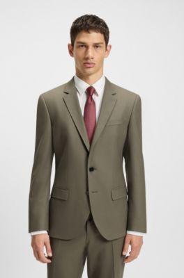 Corbata de mezcla de seda con estampado jacquard, Rosa claro