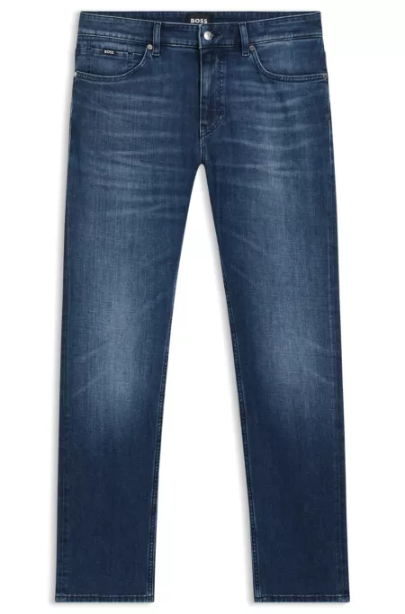 Delaware blue slim-fit jeans in comfort-stretch denim